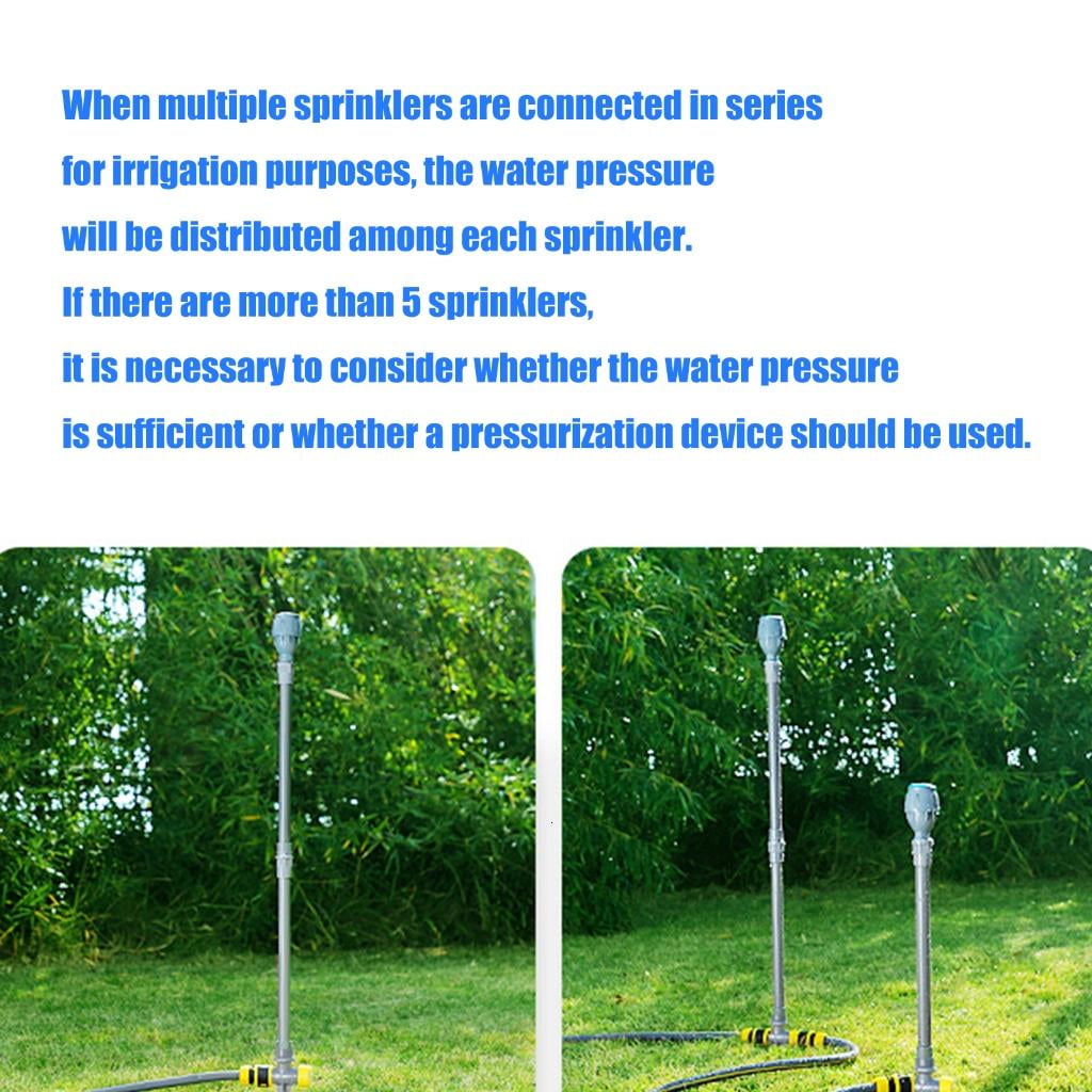 Tizuqe Adjustable Automatic Rotating Sprinklers For Lawn And Yard Irrigation
