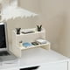 thumbnail image 5 of Estante De Escritorio De Doble Nivel Y Altura Ajustable, Ideal Para Organizar Cosmticos, Artculos De Papelera Y Libros. Perfecto Para Dormitorios Y Oficinas. Delgado Y Ligero, 30 Cm De, Ukhbmc, 5 of 8