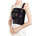 thumbnail image 1 of Rib Brace Broken Rib Belt, Chest Brace Elastic Rib Support Brace for Men and Women, Chest Binder to Reduce Rib Cage Pain(S 25" to 33"), 1 of 5