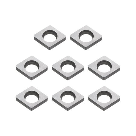 

Uxcell 8pcs Carbide Insert Seat Shim MC1904 Turning Tool Accessories Thread Shim Seats for CNC Lathe Turning Tool Holder