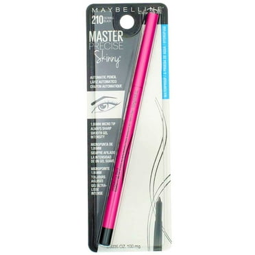 Maybelline Master Precise Skinny Gel Pencil [#210] Defining Black 0.035 oz (Pack of 2)