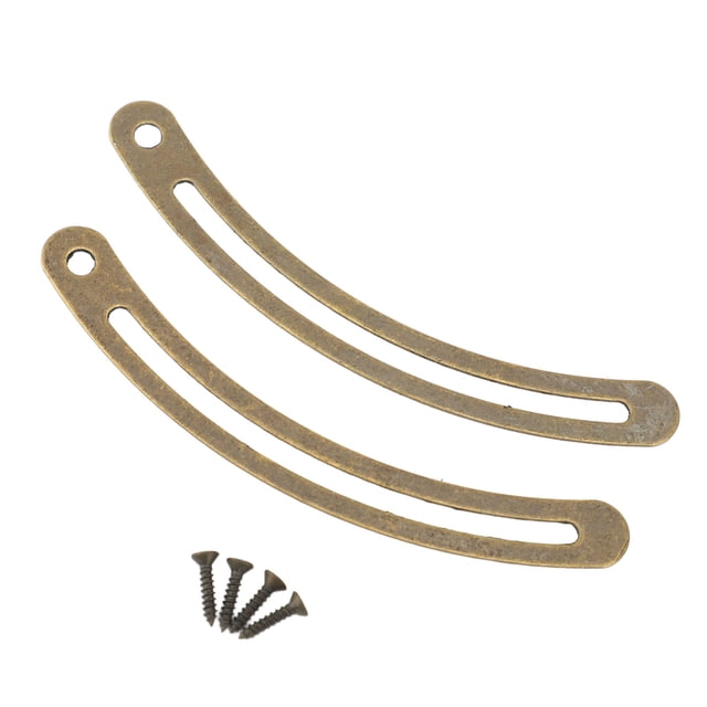 Vintage Copper Lid Hinge Set, Cabinet Support Hinges Door Folding Lid Support Hinge Friction Assisted Lid Support Soft Close Lid Support Arc Support Stay Hinges