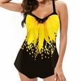 thumbnail image 1 of Tankini Swimsuits for Women Two Swimdress Print Set Back Plus Size Piece Strappy Swimwears Set Bathing Suits, 1 of 3