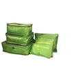 thumbnail image 1 of Bolsas de embalaje organizadoras de viaje, juego de cubos de embalaje de viaje de 6 piezas para ropa Organizadores de equipaje de viaje Bolsas de almacenamiento LingWen 8390612377952, 1 of 1