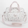 thumbnail image 2 of Floral Baby Diaper Bag Tote Mommy Bag, Women Quilted Cotton Medium Travel Duffle Bag, Cute Cotton Diaper Bags Crossbody Baby Bags for Girl Mom, 2 of 7
