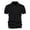 Black, variant on Mens Polo Shirts Summer Lapel Casual Knit Fashion Solid Color Short Sleeve Size Men'S Clothing