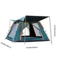 thumbnail image 4 of 4-6 Person Waterproof Family Camping Tent for All Seasons, Instant Setup Outdoor Tent with Double Doors, Dome Design for Family, Hiking & Traveling, 4 of 6
