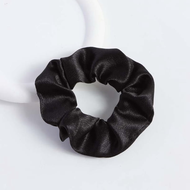 Anillo de pelo de rosa de satén para el intestino grueso, accesorios para el cabello de cuerda para el cabello de rosa dulce de súper hada de primavera y verano para mujeres coreanas