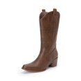 thumbnail image 1 of Botas DREAM PAIRS DWUMMB2502 Punta Cuadrada Marrón Talle 7, 1 of 7