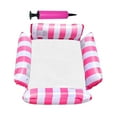 thumbnail image 2 of Hamaca de agua shamjiam cama reclinable flotante inflable Rosa, 2 of 8