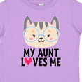 thumbnail image 4 of Inktastic My Aunt Loves Me Niece Cat Girls Toddler T-Shirt, 4 of 5