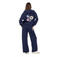 thumbnail image 6 of Forever 21 Women’s Zip Up Hoodie with Floral Patches, Relaxed Fit Hooded Sweatshirt with Front Pockets for Casual Everyday Layering, XS-XL, 6 of 6