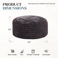 thumbnail image 2 of Puf Hobestluk con relleno para adultos (gris oscuro), 2 of 8