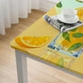 thumbnail image 4 of HAOXIT Table Cloth-Yellow Theme Square Table Covers Fruit Stand Decoration Rectangular 46*46, 4 of 7