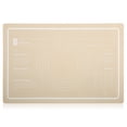 thumbnail image 1 of Alfombrilla para hornear de silicona para pastelería, almohadilla para masa rodante gruesa, tabla para amasar galletas, rodillo para harina, herramienta de cocina, beige sidaley HA008980-03B, 1 of 6