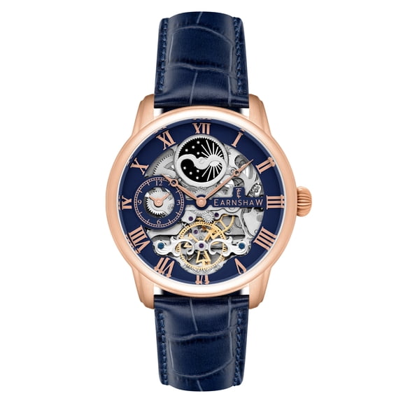 Thomas Earnshaw Heritage Longitude Stainless Steel 44mm Automatic Wristwatch ES-8006-0A