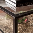 thumbnail image 3 of Southern Enterprises 42.5" Black Contemporary Rectangular Display Cocktail Table, 3 of 5