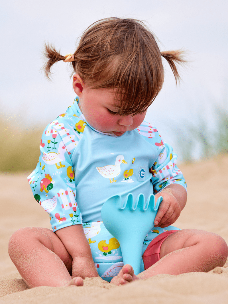 Splash About Baby Girl's Happy Nappy Sunsuit, One-Piece Swimsuit