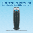 thumbnail image 3 of Filter Bros Filter C Compatible With GermGuardian FLT5000 - AC5000, AC5000E, HEPA Replacement For Home Air Cleaner Purifiers, AC5300B, AC5250PT With Technologies and AC5350B, AC5350BCA, AC5350W, AC530, 3 of 8