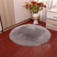 thumbnail image 5 of Nail Table Tapis Moelleux, Tapis Rond Antidérapant Moelleux Gris 40cm, 5 of 5