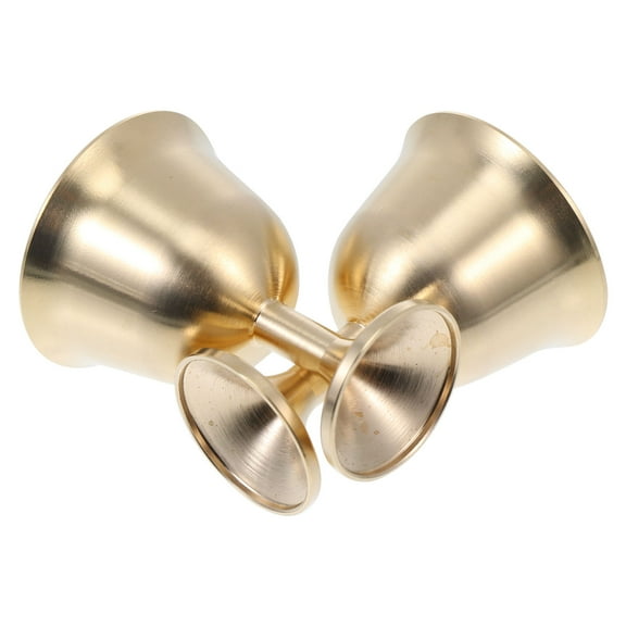 WHAMVOX  2 Pcs Drink Copper Goblet Glass Cup Wine Cups Classic Mug