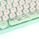 thumbnail image 2 of M Buder Teclado y Ratón Inalámbrico Combo Retro 104 Teclas Verde 2.4GHz, 2 of 9