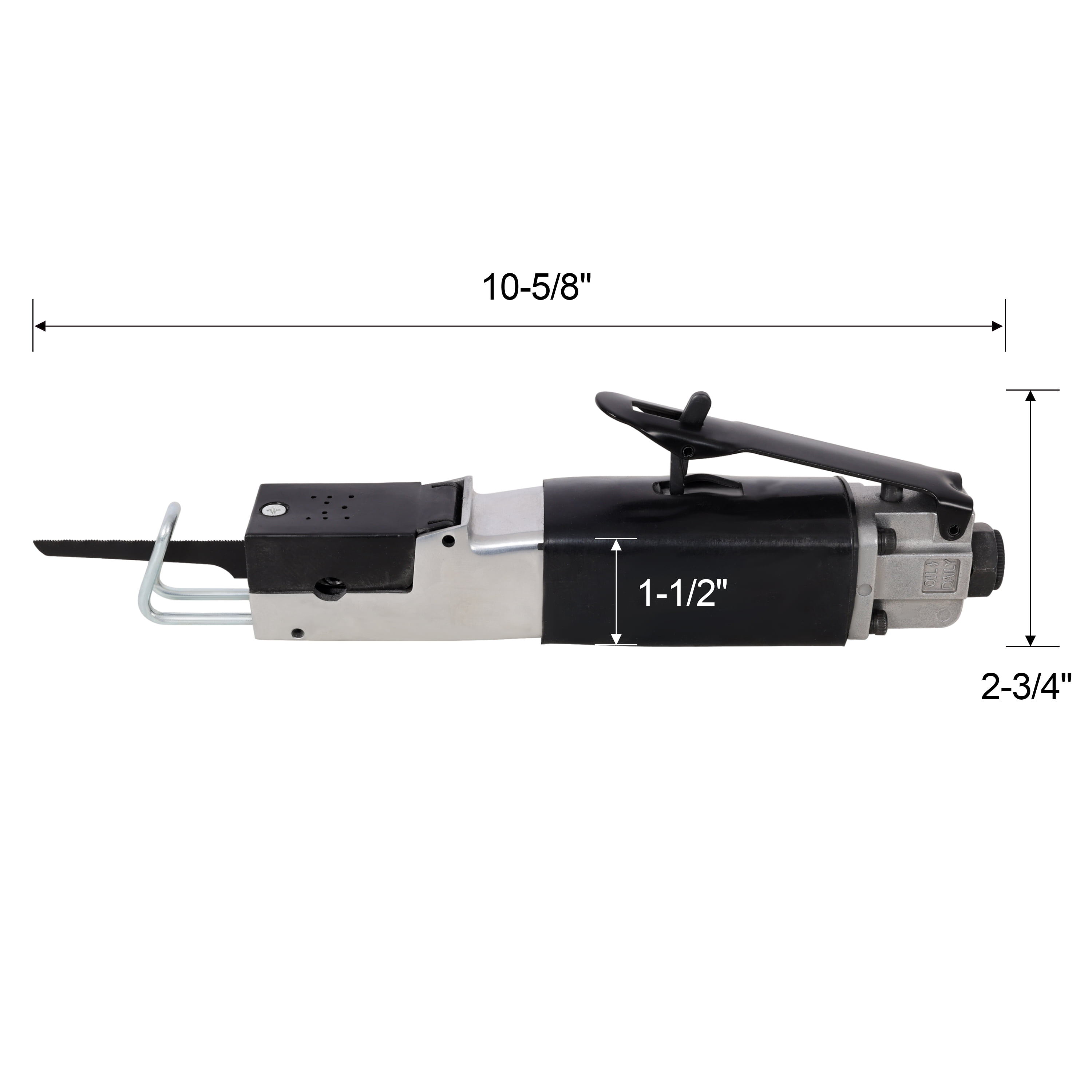 High Speed Pneumatic Reciprocating Body Saw 3 Blades 18T 24T 32T for Metal Sheet
