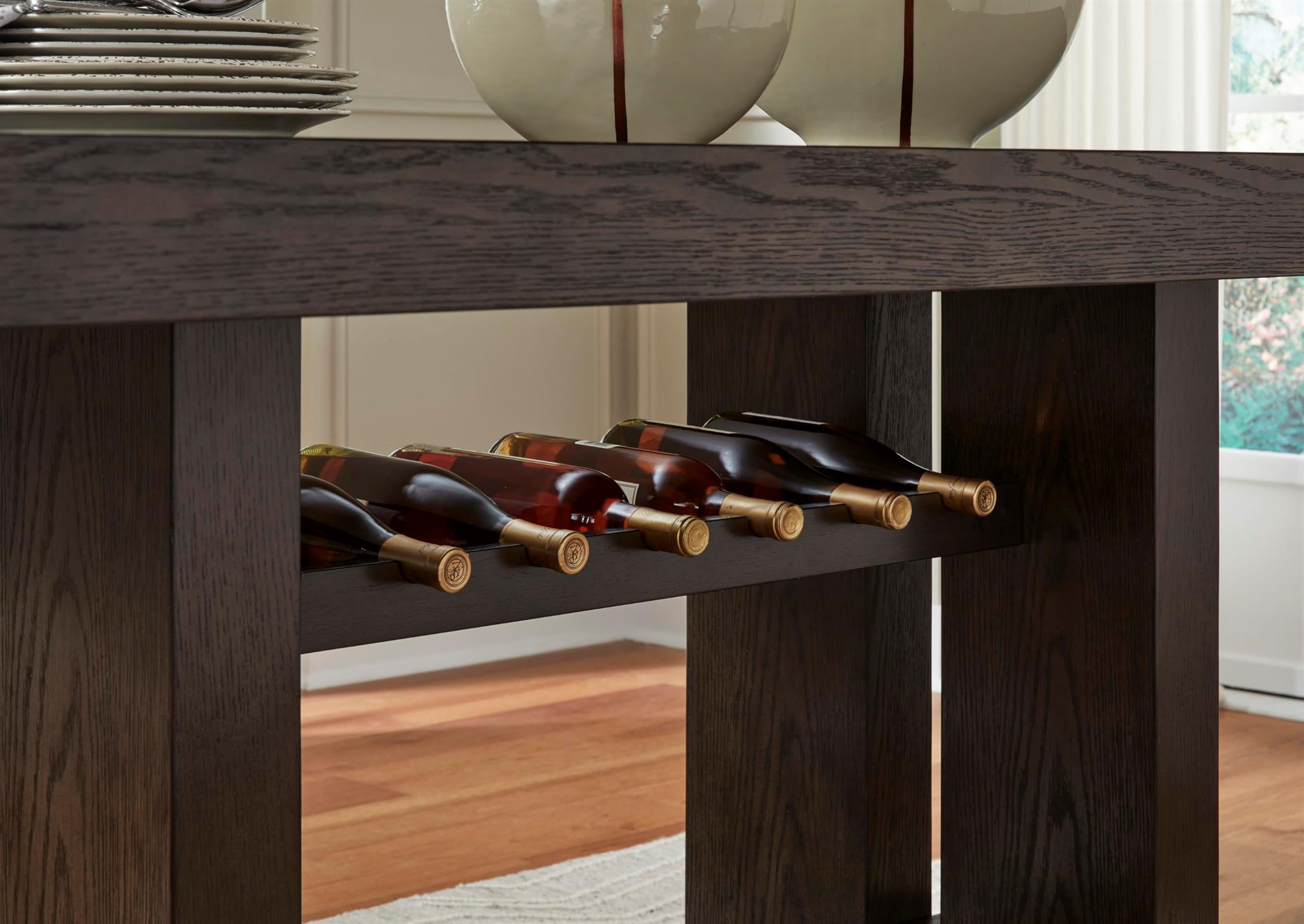 Signature Design by Ashley Burkhaus Dark Brown Counter Height Dining Table