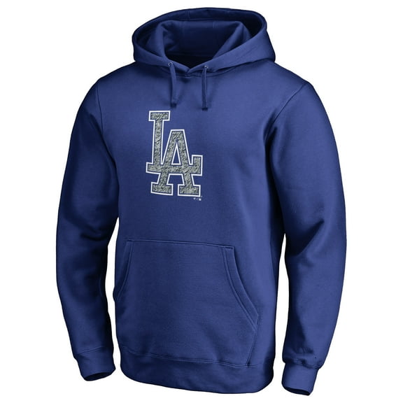 Men's Royal Los Angeles Dodgers Static Logo Pullover Hoodie