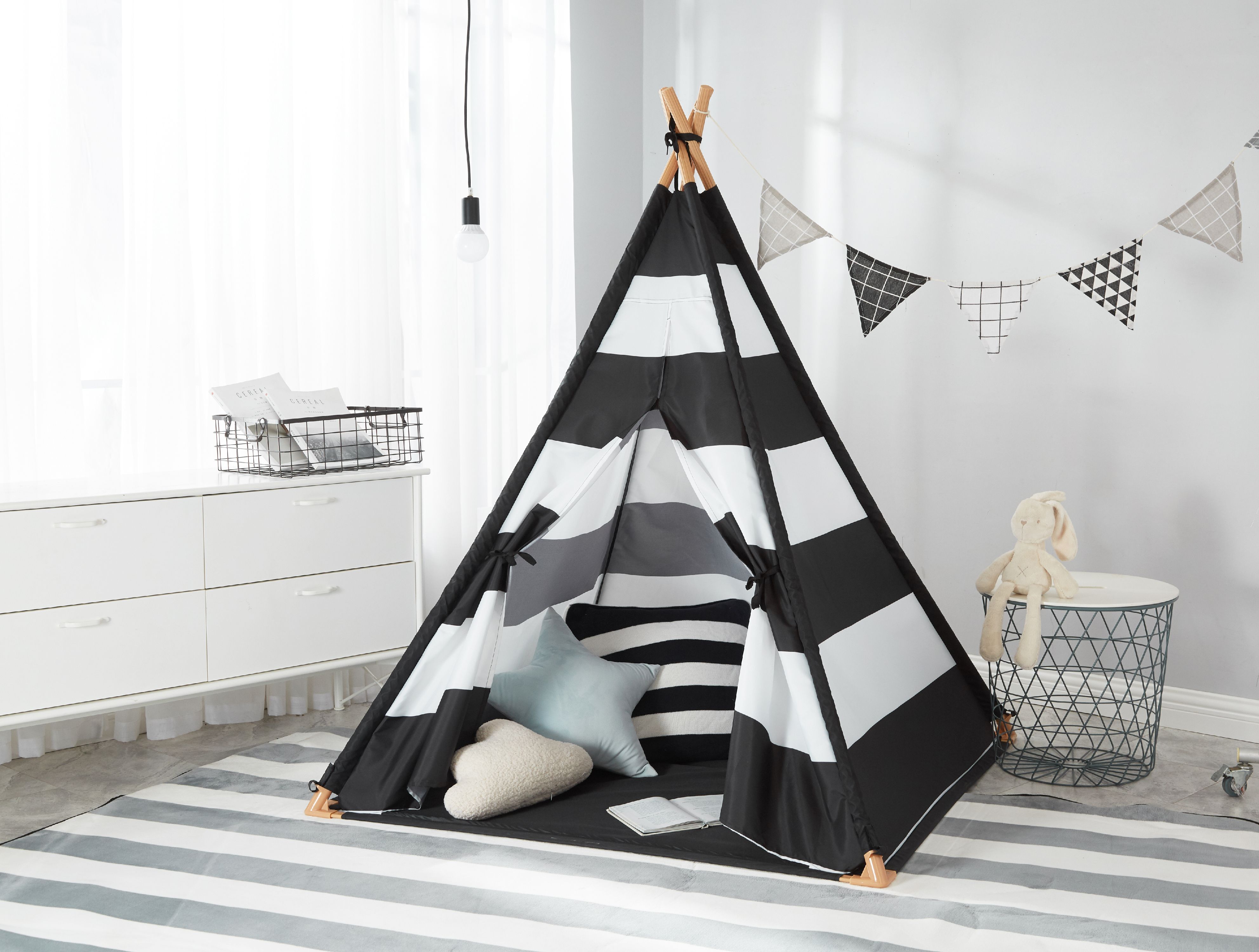 Kids Tepee Tent All Over Printed 59 H Multiple Prints