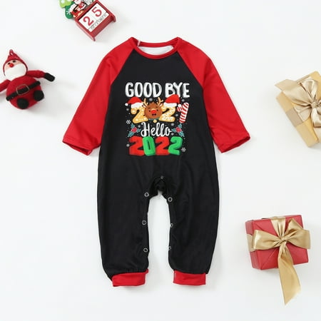

Goodbye 2021 Loungewear Christmas Family Matching Pajamas Women Men Kids Sleepwear