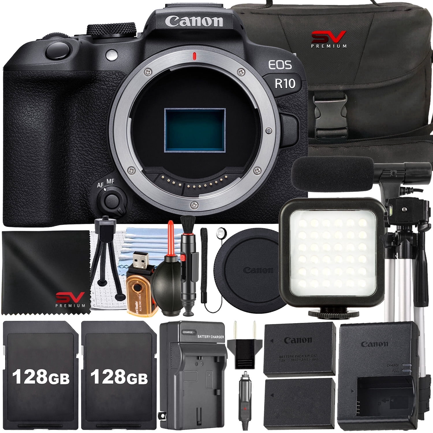 Canon EOS R5 Mirrorless Camera (Body Only) with 2 Pack 32GB Memory