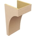 thumbnail image 5 of 12"W x 12"D x 24"H Wide Huntington Rough Cedar Woodgrain TimberThane Corbel, Primed Tan, 5 of 6