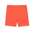 thumbnail image 4 of NAISIBABY Girls Bike Shorts, Elastic Waist Stretch Solid Color Casual Sports Shorts Orange 10-11T, 4 of 4