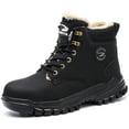 thumbnail image 1 of YOURDIARY Men's 6" Waterproof Insulated Safety Work Boots, EH Rated, Oil/Slip Resistant, Dual-Density for Construction, 1 of 8