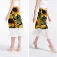 thumbnail image 4 of Sunflower Stylish Chiffon Beach Dresses for Women - t for Fun in the Sun on the Shore, 4 of 6