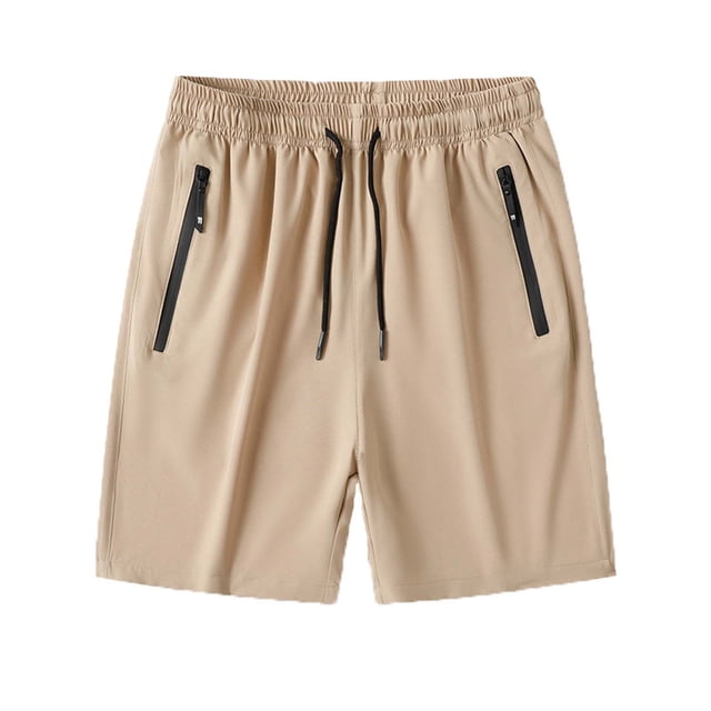 Diufon Men's Athletic Shorts Drawstring Waisted Outdoor Sport Shorts Spring Summer Hiking Shorts with Pockets