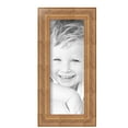 thumbnail image 2 of ArtToFrames 5" x 13" Gold with Green Tones Picture Frame, 5x13 inch Gold Wood Poster Frame (WOM-5079), 5 Pack, 2 of 5
