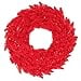 thumbnail image 3 of Vickerman Couronne de Noël Artificielle en Sapin Rouge 30 Pouces et 100 Lumières LED Rouges, 3 of 3