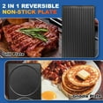thumbnail image 4 of CUSIMAX Raclette Table Grill, Indoor Electric Grill & Griddle, Korean BBQ Grill with 2 in 1 Reversible Non-stick Plate, Crepe Maker, Electric Skillet, Sandwich Maker, Panini Press, 8 Raclette Pans &, 4 of 6