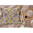 thumbnail image 2 of Floral Fluffy Throw Pillow Cushion Cover, Hand Drawn Pansy Flowers Garden Botanical Watercolor Pattern, Decorative Square Accent Pillow Case, 36" x 36", Lavender Lilac Yellow, by Ambesonne, 2 of 5