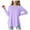 Purple G8 solid, variant on Kids T Shirts Teen Girl Clothes Girls Long Sleeve Shirts Kids Casual Crewneck Soft Side Slit Tunic Tops Blouse Hot Pink 5-6 Years