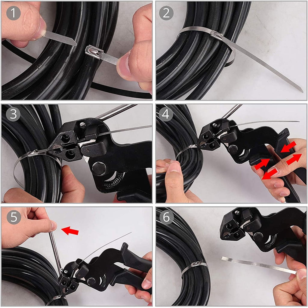 Multifunctional Zips Tie Tool Cutting Tool for Plastic Nylon Cable Tie