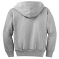 thumbnail image 6 of Port & Company ® - Youth Core Fleece Full-Zip Hooded Sweatshirt. PC90YZH, 6 of 6