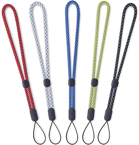 YOUOWO Wrist Colored Lanyard Reflective Hand Srap Lanyards 5 Pack,For Flashlight Outdoor Portable Water Cup USB Phone Key ID Card