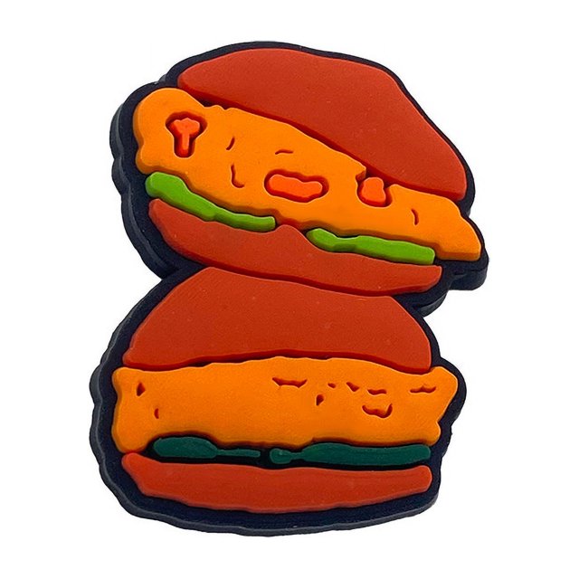Charms 1pcs Food fried chicken Series Zapatos Encantos De Dibujos Animados Pin Crocs Aceessories Jibbitz diy Zapatillas Decorar Regalos Para Niños