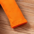 thumbnail image 6 of Toddler Baby Girl Halloween Dress Bat Print Long Sleeve Tulle Dress Cotton Comfort Kids Crewneck Fall Cute Casual Dress, Orange, 2 Years, 6 of 6