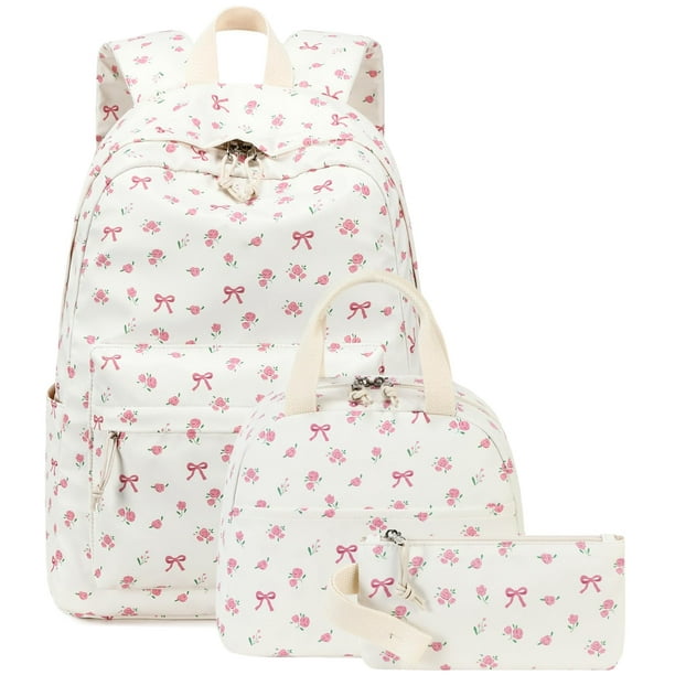 Mochila escolar Bluboon para adolescentes con lonchera y estuche para lápices