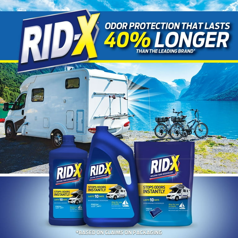 RID-X RV Toilet Treatment, Septic Cleaner & Deodorizer