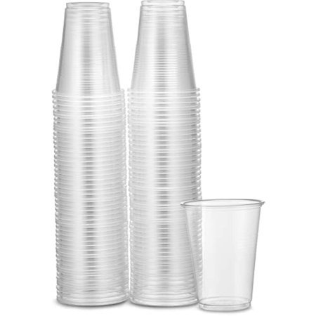 Plasticpro 7 Oz Clear Plastic Disposable Drinking Cups [400 Count]